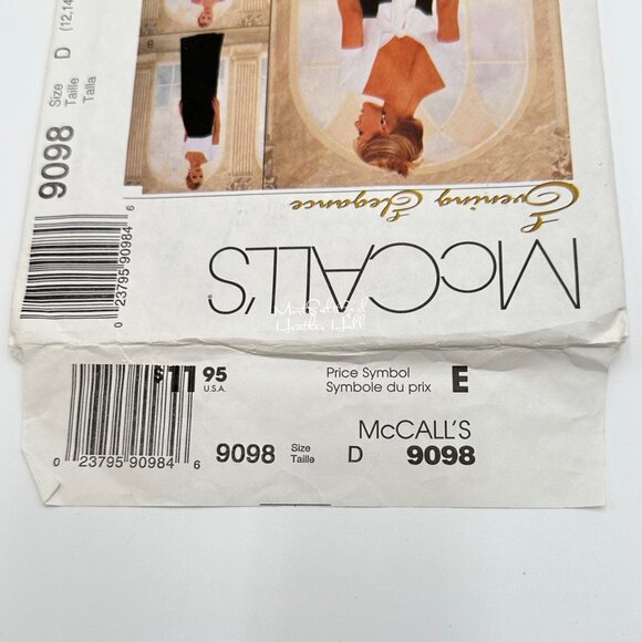 McCall's 9098 Evening Elegance Misses UNCUT Size 12-14-16 Dress Back Bow - Picture 3 of 4